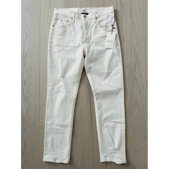 Citizens of Humanity Emerson Slim Boyfriend Jeans in Dollop - Picture 4 of 7